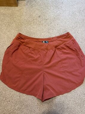 Tek Gear Rust-Red Women's Athletic Shorts 5in inseam